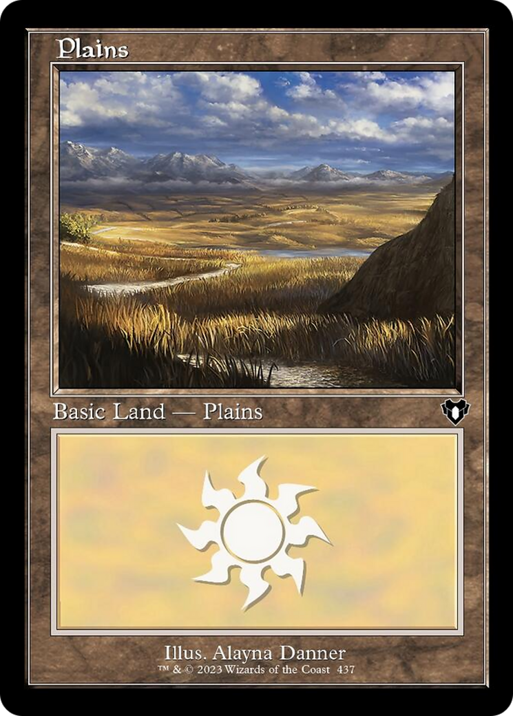 Plains (437) (Retro) [Commander Masters] | Galaxy Games LLC