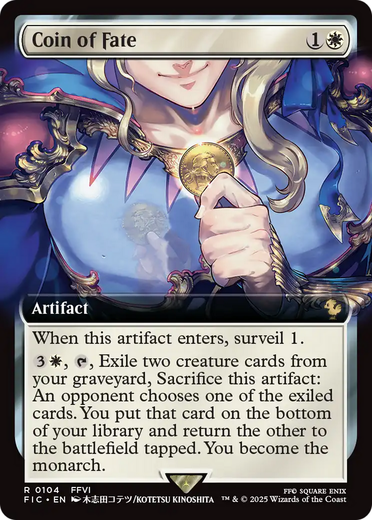 Coin of Fate (Extended Art) [FINAL FANTASY Commander] | Galaxy Games LLC
