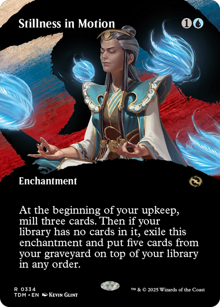 Stillness in Motion (Borderless) [Tarkir: Dragonstorm] | Galaxy Games LLC