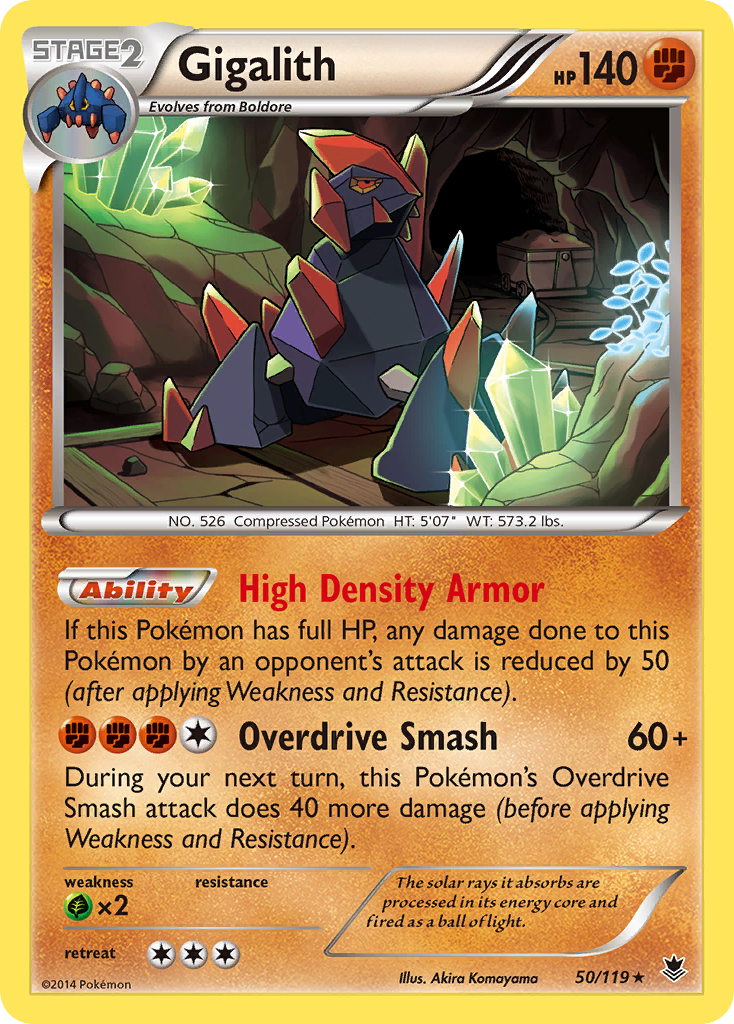 Gigalith (50/119) [XY: Phantom Forces] | Galaxy Games LLC