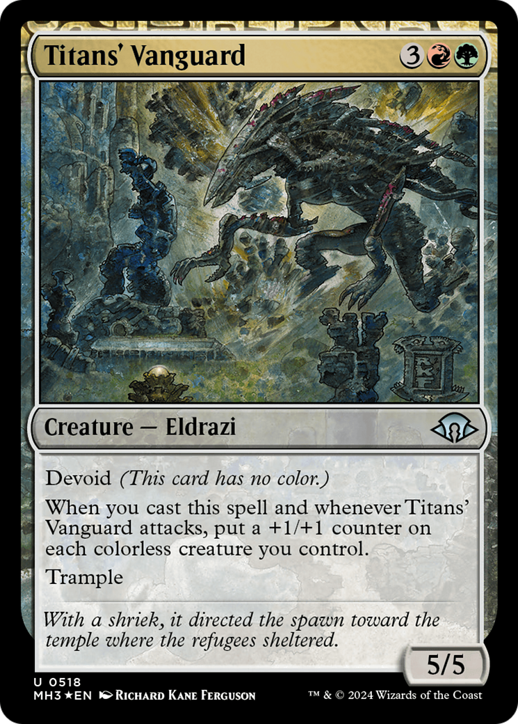 Titans' Vanguard (Ripple Foil) [Modern Horizons 3] | Galaxy Games LLC