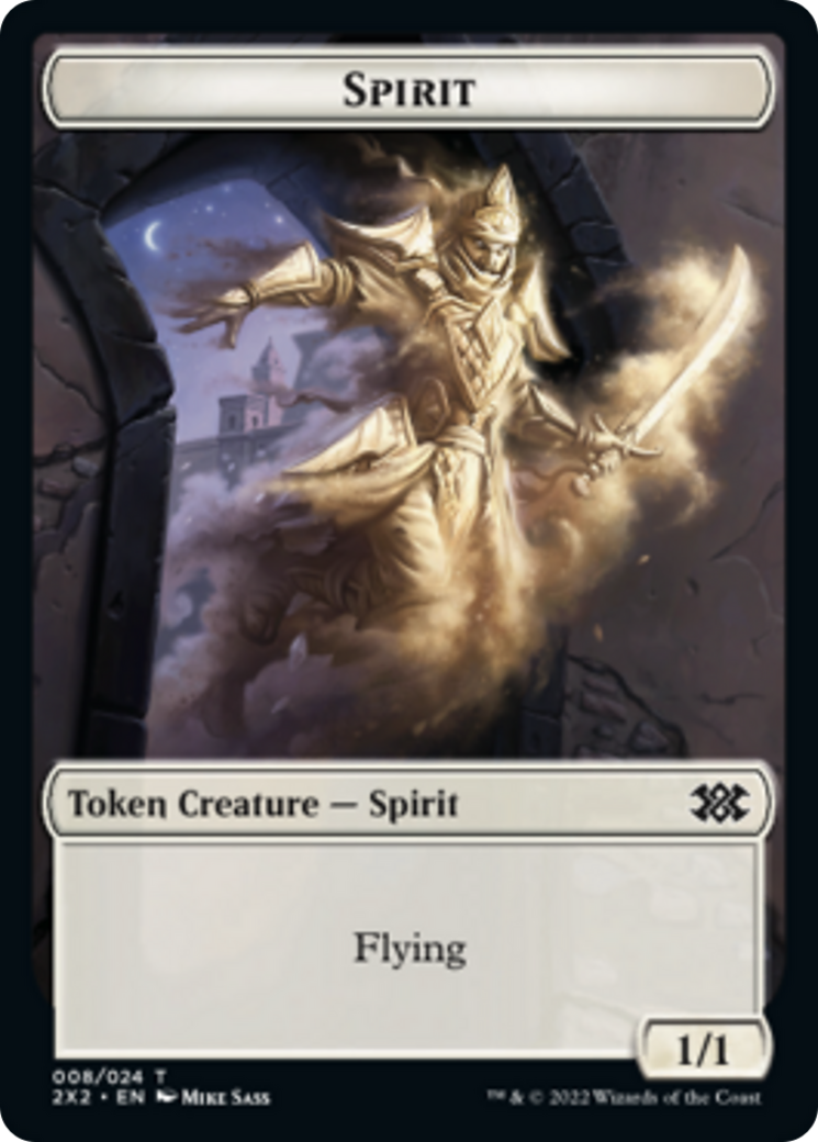 Elemental // Spirit (008) Double-Sided Token [Double Masters 2022 Tokens] | Galaxy Games LLC