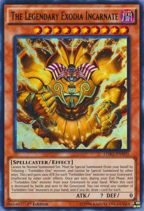 The Legendary Exodia Incarnate [LDK2-ENY01] Ultra Rare | Galaxy Games LLC