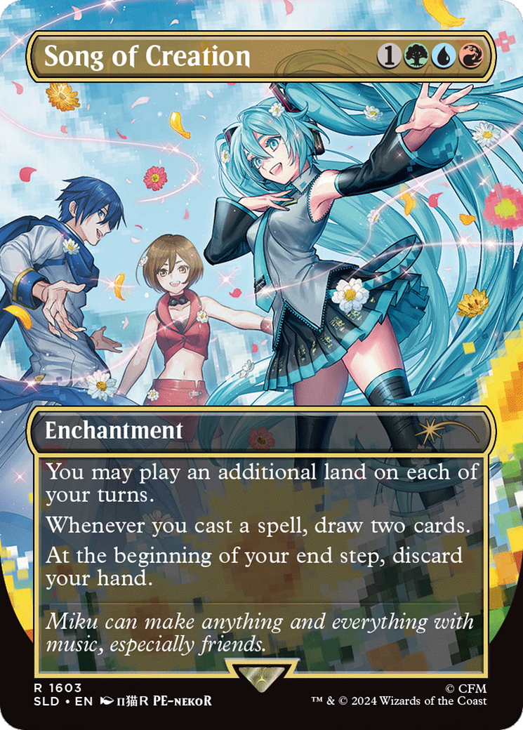 Song of Creation (Rainbow Foil) [Secret Lair Drop Series] | Galaxy Games LLC