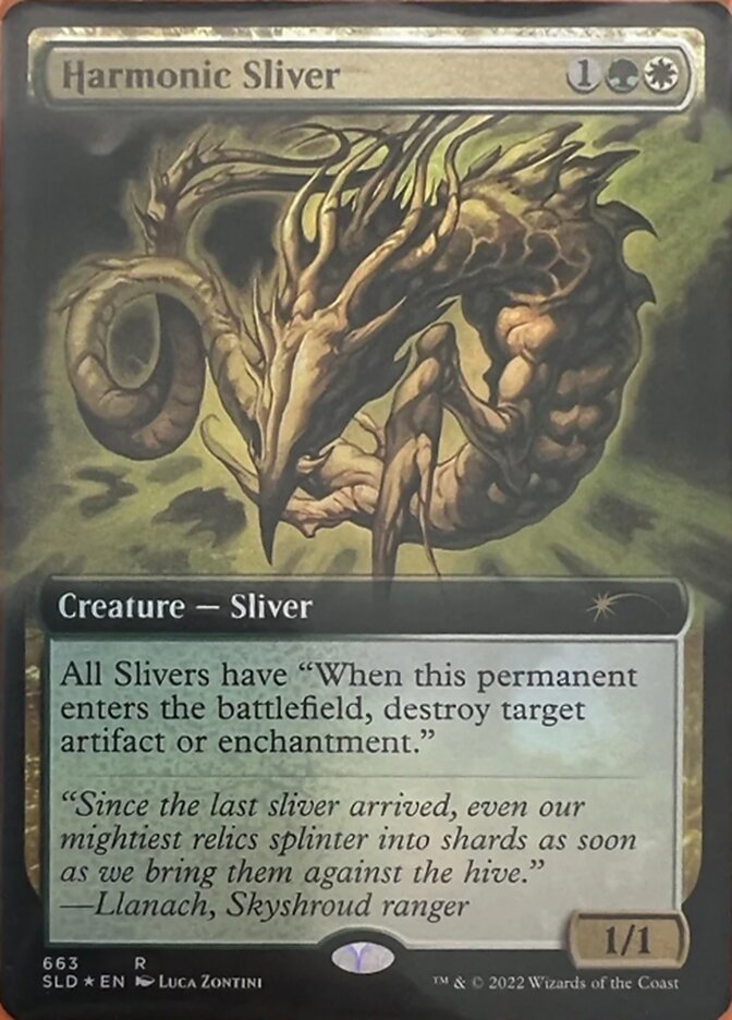 Harmonic Sliver (Extended Art) [Secret Lair Drop Promos] | Galaxy Games LLC