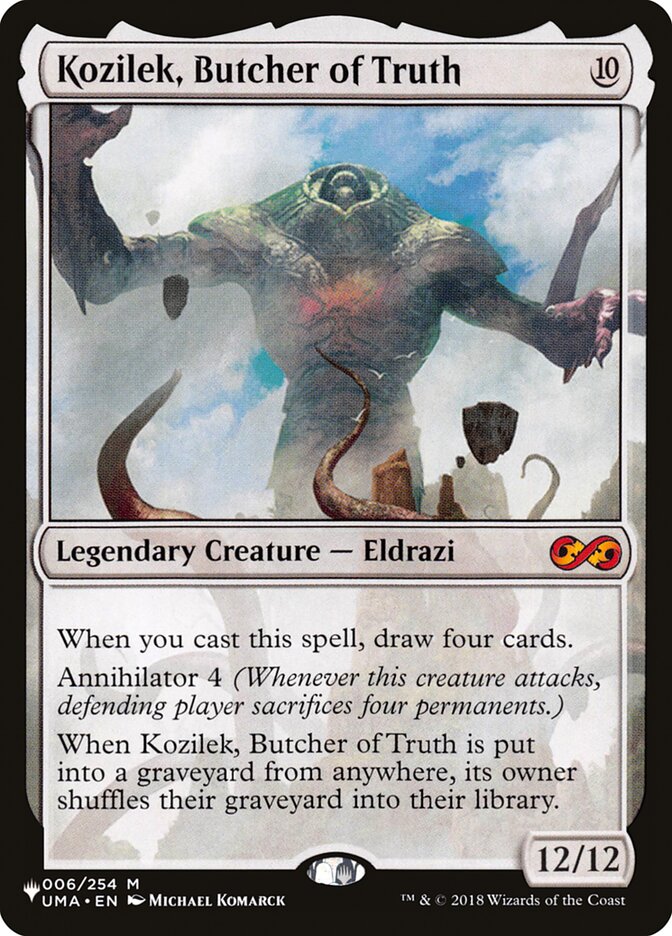 Kozilek, Butcher of Truth [The List] | Galaxy Games LLC