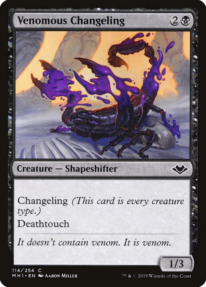 Venomous Changeling [Modern Horizons] | Galaxy Games LLC