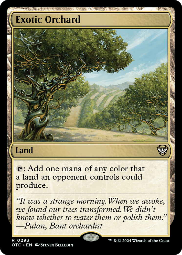 Exotic Orchard [Outlaws of Thunder Junction Commander] | Galaxy Games LLC