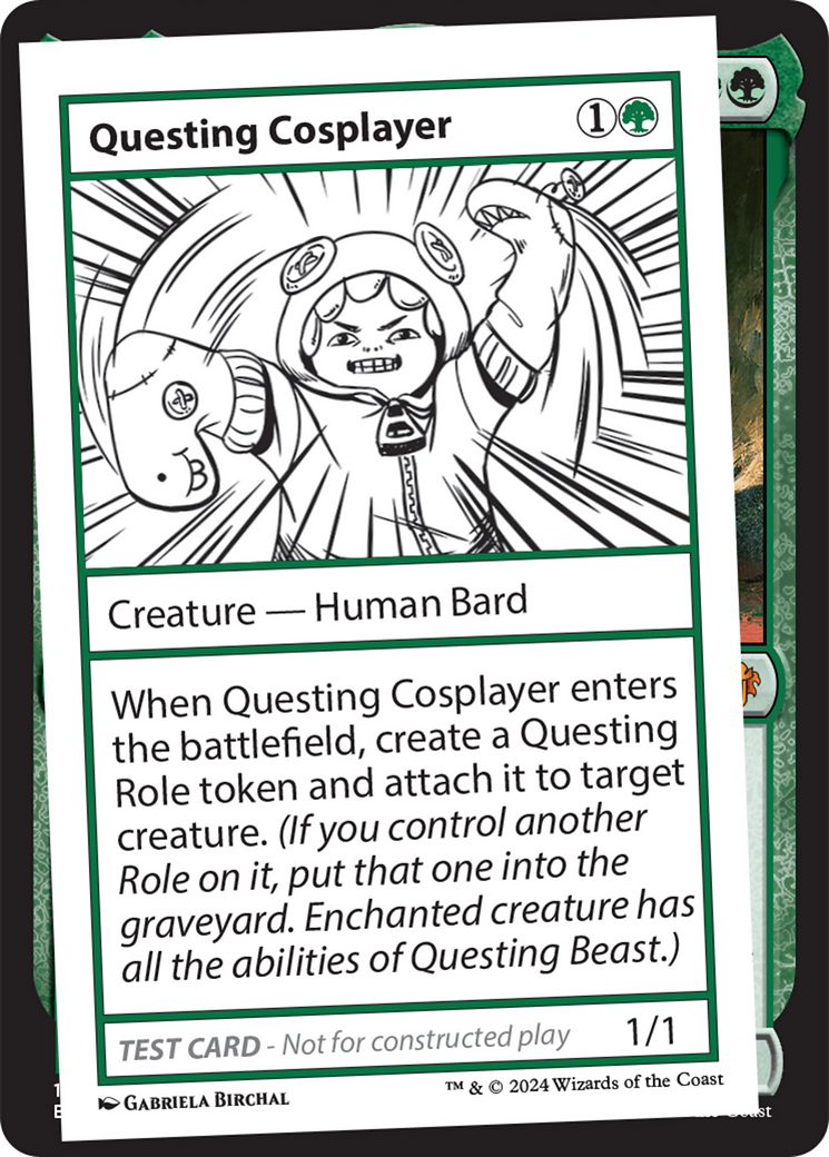 Questing Cosplayer [Mystery Booster 2 Playtest Cards] | Galaxy Games LLC