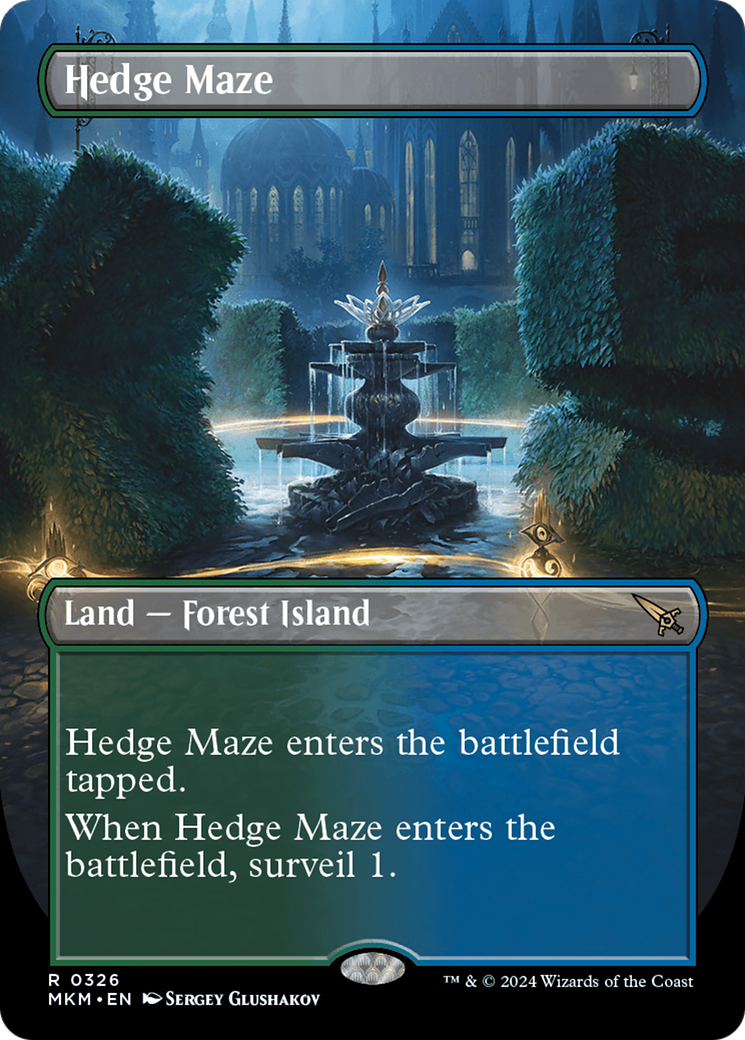 Hedge Maze (Borderless) [Murders at Karlov Manor] | Galaxy Games LLC