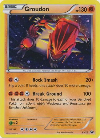 Groudon (XY52) (Jumbo Card) [XY: Black Star Promos] | Galaxy Games LLC