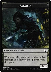 Assassin // Morph Double-Sided Token [Commander 2019 Tokens] | Galaxy Games LLC