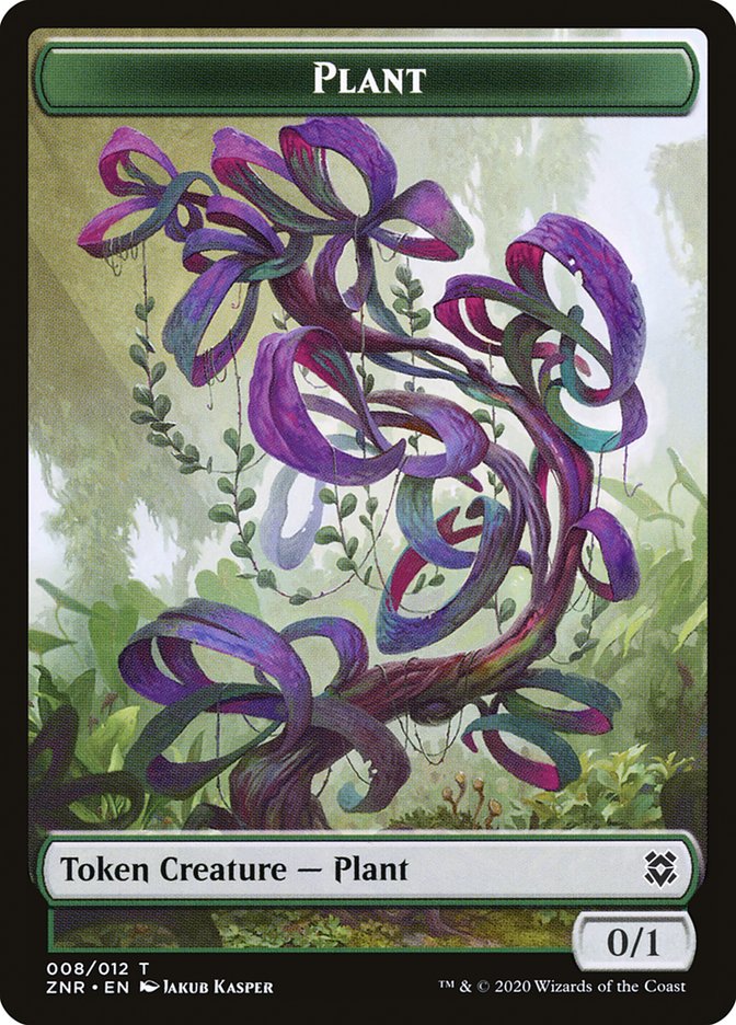 Illusion // Plant Double-Sided Token [Zendikar Rising Tokens] | Galaxy Games LLC