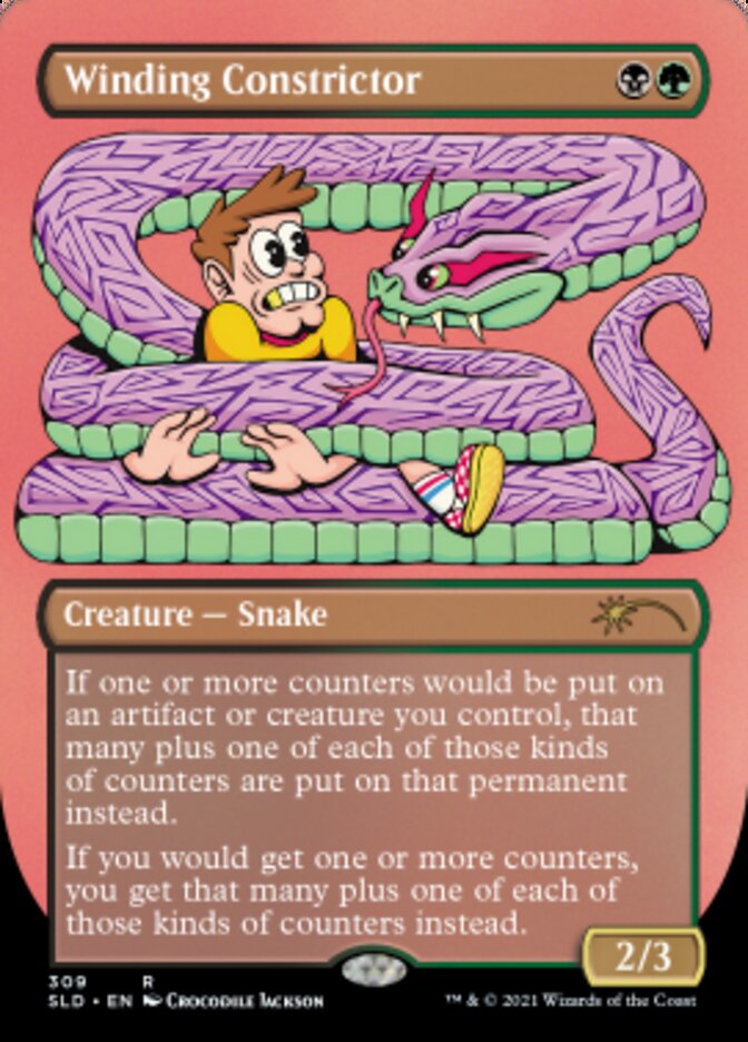 Winding Constrictor (Borderless) [Secret Lair Drop Series] | Galaxy Games LLC