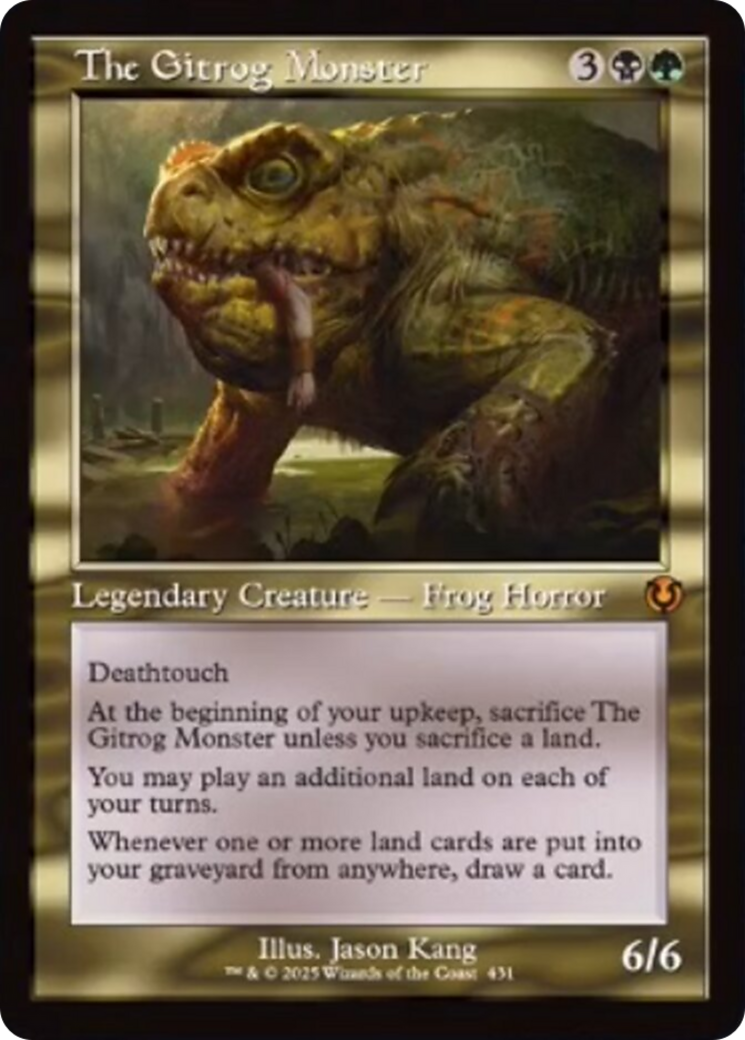 The Gitrog Monster (Retro Frame) [Innistrad Remastered] | Galaxy Games LLC