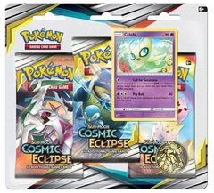 Sun & Moon: Cosmic Eclipse - 3-Pack Blister (Celebi) | Galaxy Games LLC