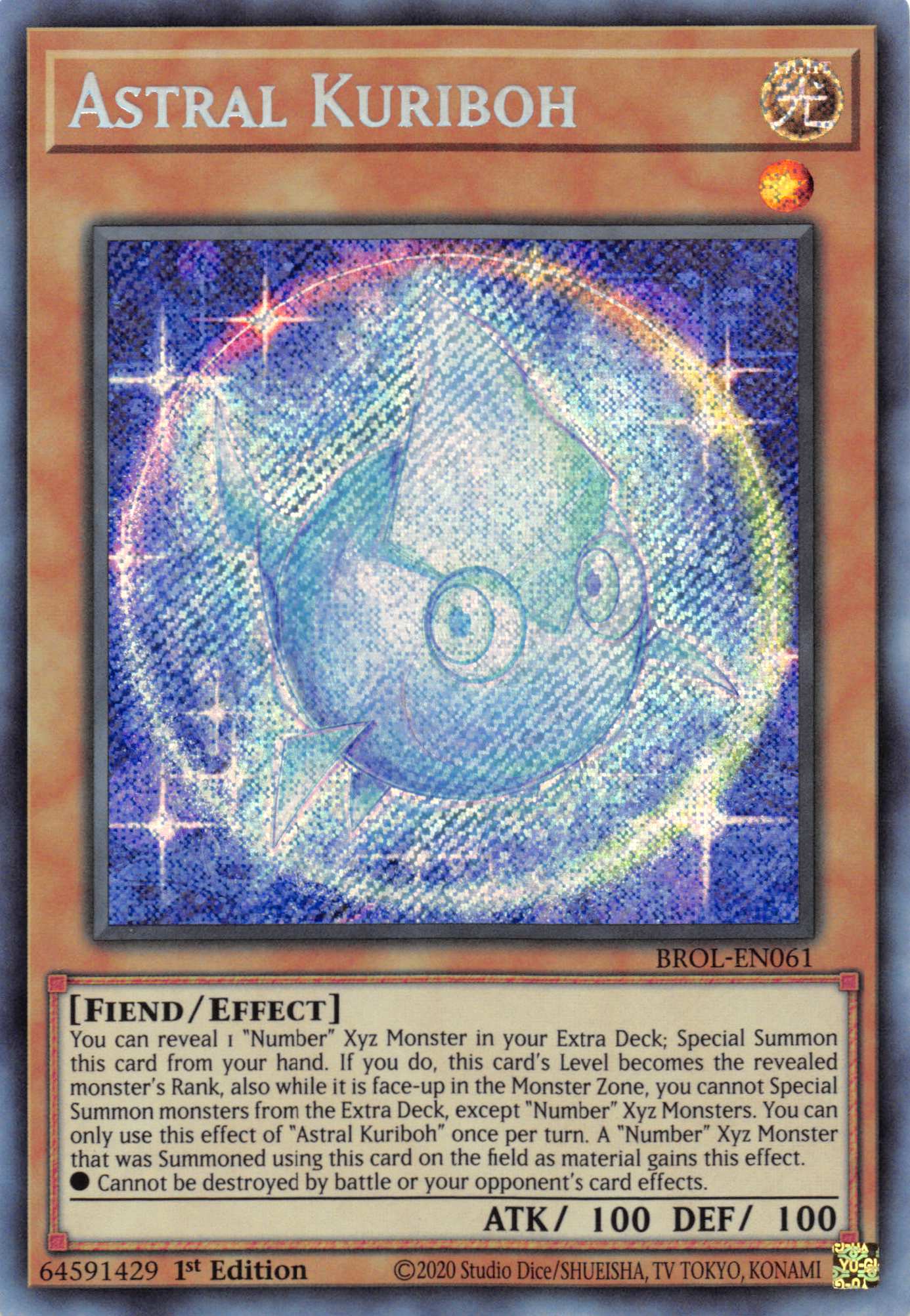 yugioh card kuriboh Kuriboo - BROL-EN003 Ultra Rare main image 0