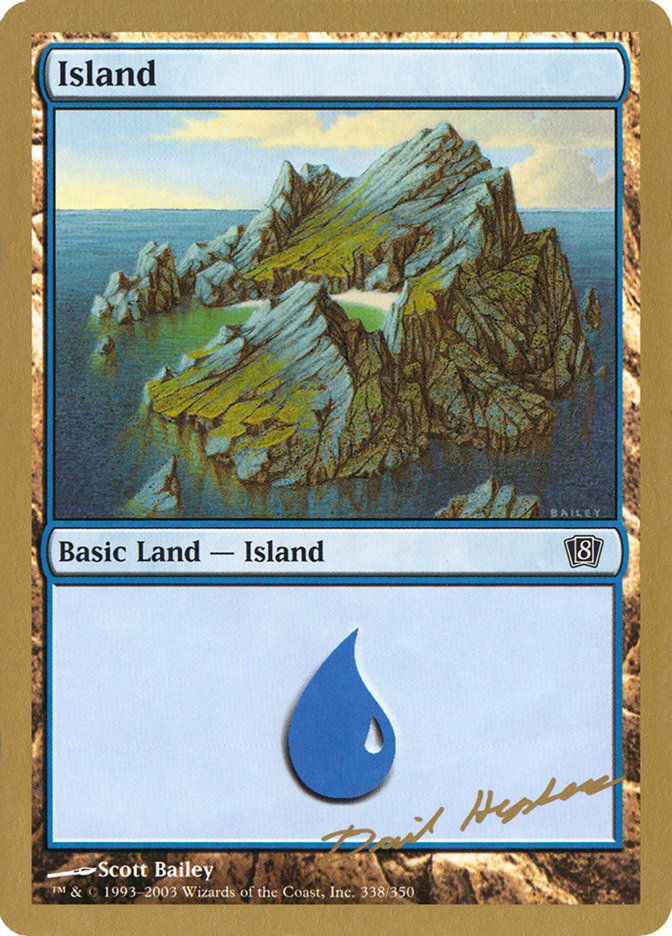 Island (dh338) (Dave Humpherys) [World Championship Decks 2003] | Galaxy Games LLC