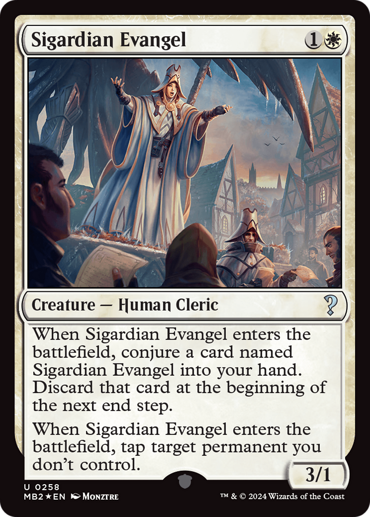 Sigardian Evangel [Mystery Booster 2] | Galaxy Games LLC