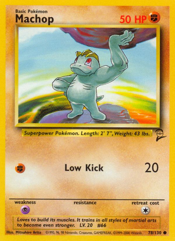 Machop (78/130) [Base Set 2] | Galaxy Games LLC