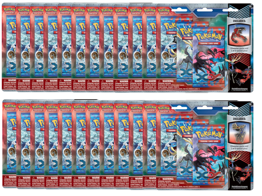 XY - 3-Pack Pin Blister Case (Xerneas & Yveltal) | Galaxy Games LLC