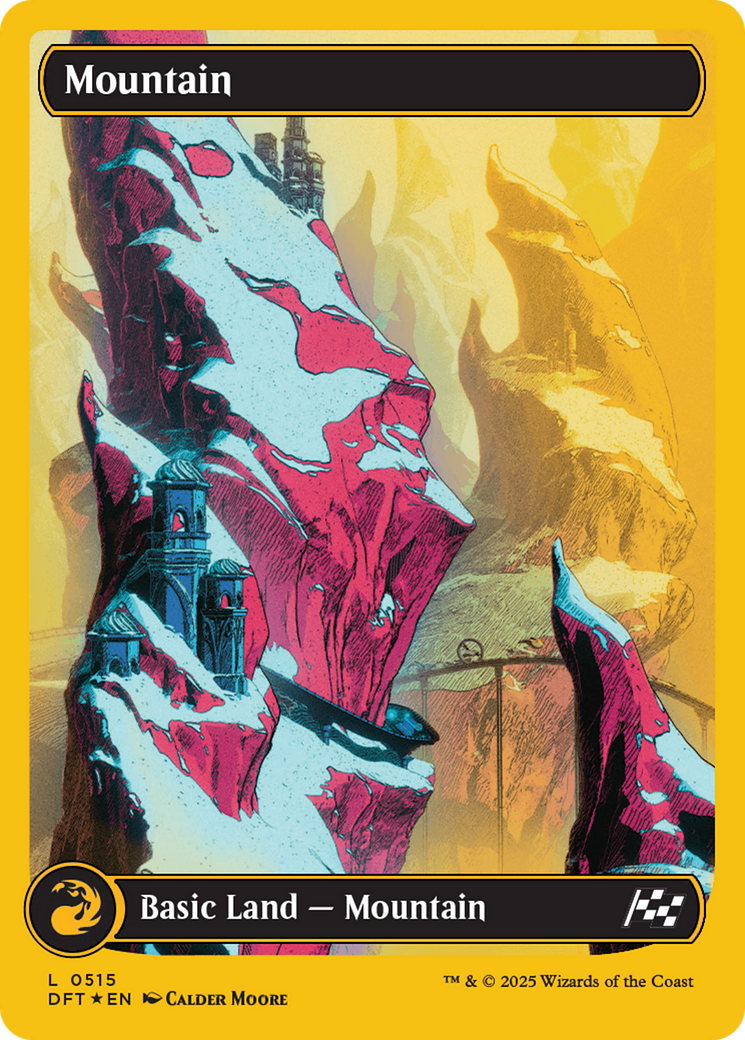 Mountain (0515) (First-Place Foil) [Aetherdrift] | Galaxy Games LLC