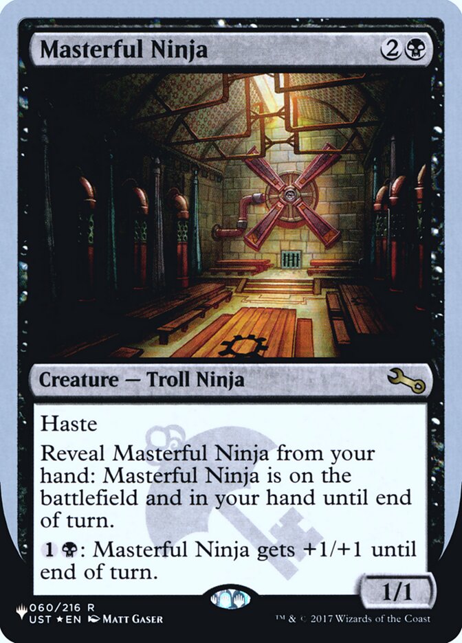 Masterful Ninja (Unfinity Foil Edition) [The List] | Galaxy Games LLC