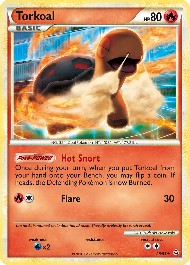 Torkoal (25/95) [HeartGold & SoulSilver: Unleashed] | Galaxy Games LLC