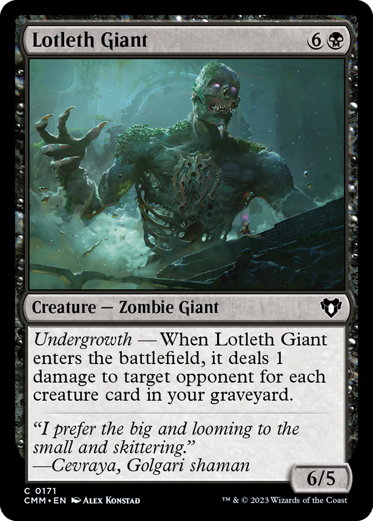Lotleth Giant [Commander Masters] | Galaxy Games LLC