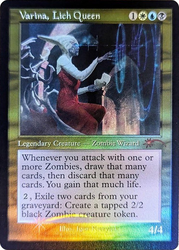 Varina, Lich Queen (Retro Frame) [Secret Lair Drop Series] | Galaxy Games LLC