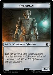 Alien Angel // Cyberman Double-Sided Token [Doctor Who Tokens] | Galaxy Games LLC