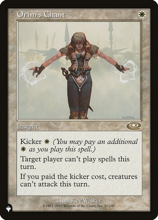Orim's Chant [The List] | Galaxy Games LLC
