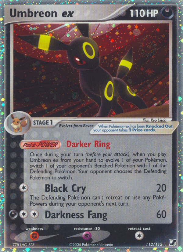 Umbreon ex (112/115) [EX: Unseen Forces] | Galaxy Games LLC