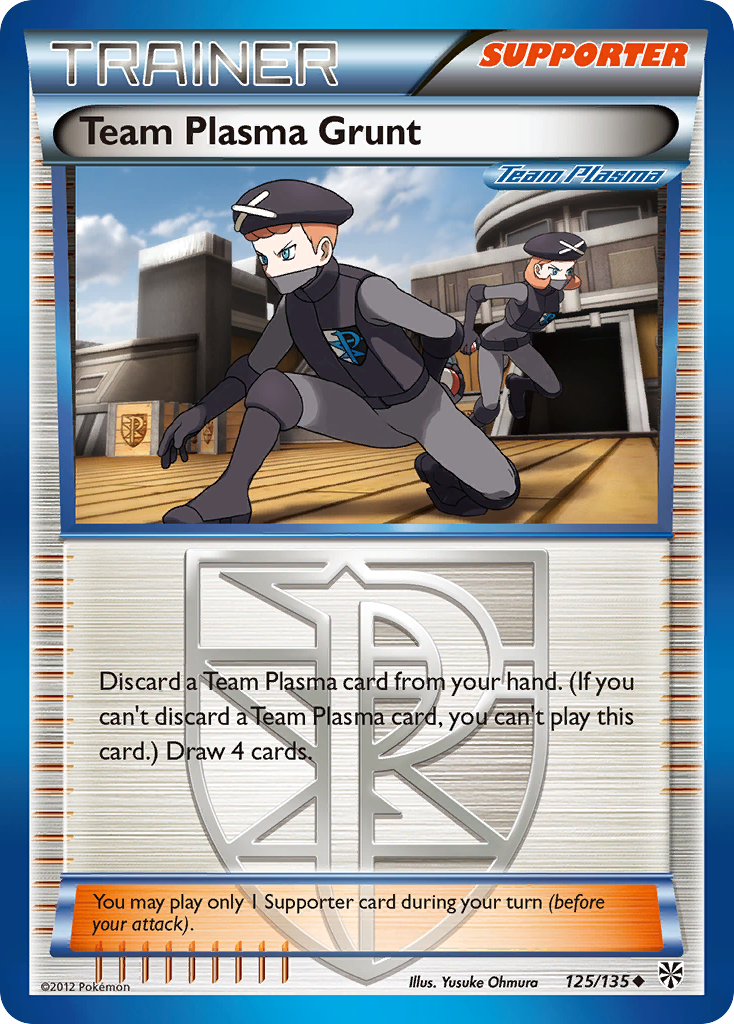 Team Plasma Grunt (125/135) [Black & White: Plasma Storm] | Galaxy Games LLC