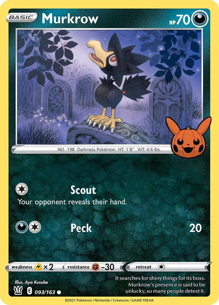 Murkrow (093/163) [Trick or Trade] | Galaxy Games LLC