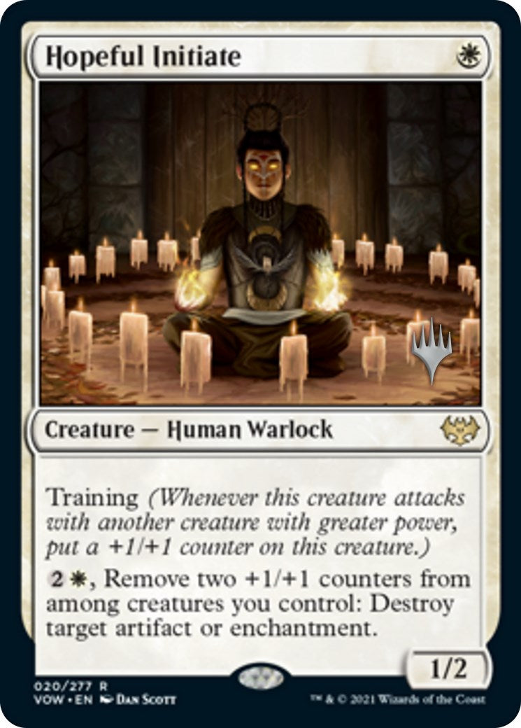 Hopeful Initiate (Promo Pack) [Innistrad: Crimson Vow Promos] | Galaxy Games LLC