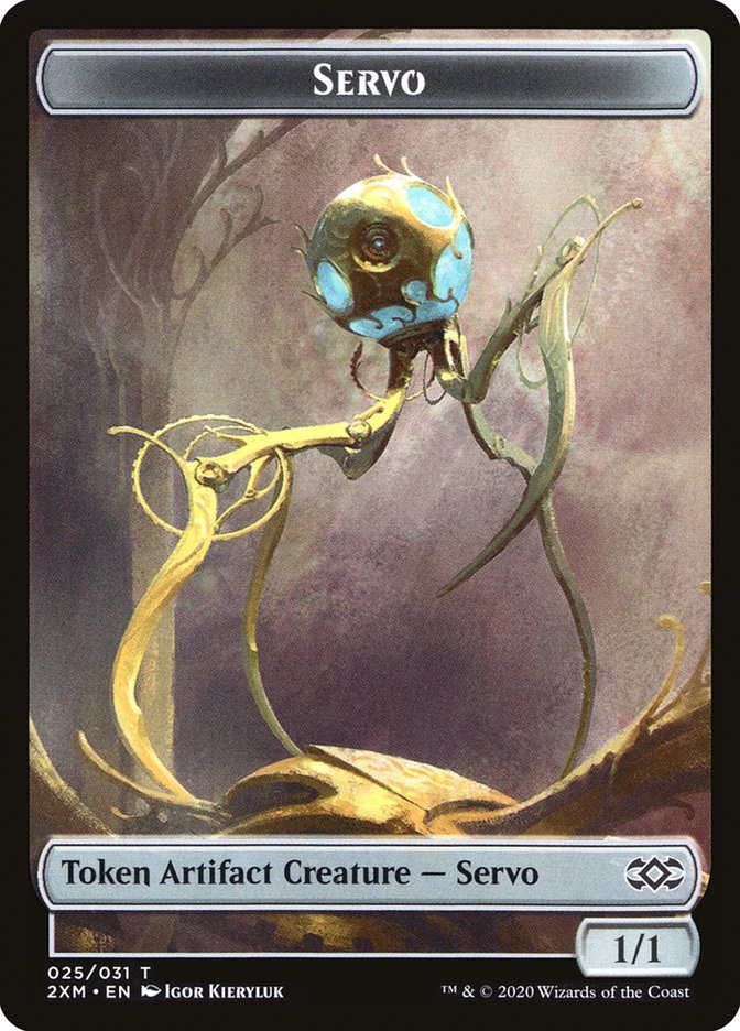 Eldrazi Spawn // Servo Double-Sided Token [Double Masters Tokens] | Galaxy Games LLC