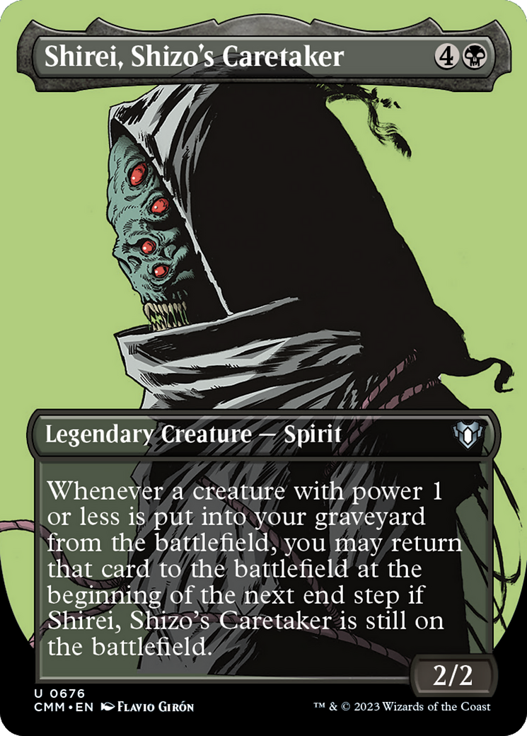 Shirei, Shizo's Caretaker (Borderless Profile) [Commander Masters] | Galaxy Games LLC