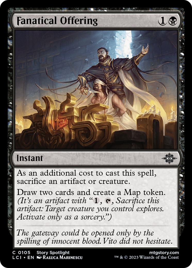 Fanatical Offering [The Lost Caverns of Ixalan] | Galaxy Games LLC