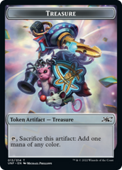 Teddy Bear // Treasure (013) Double-Sided Token [Unfinity Tokens] | Galaxy Games LLC