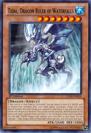 Tidal, Dragon Ruler of Waterfalls [LTGY-EN039] Rare | Galaxy Games LLC