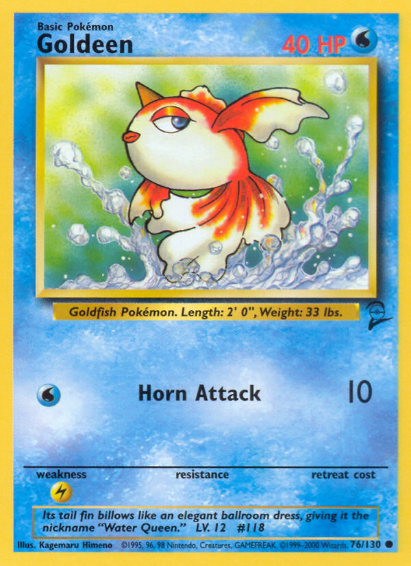 Goldeen (76/130) [Base Set 2] | Galaxy Games LLC