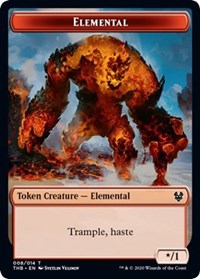 Elemental // Satyr Double-Sided Token [Theros Beyond Death Tokens] | Galaxy Games LLC