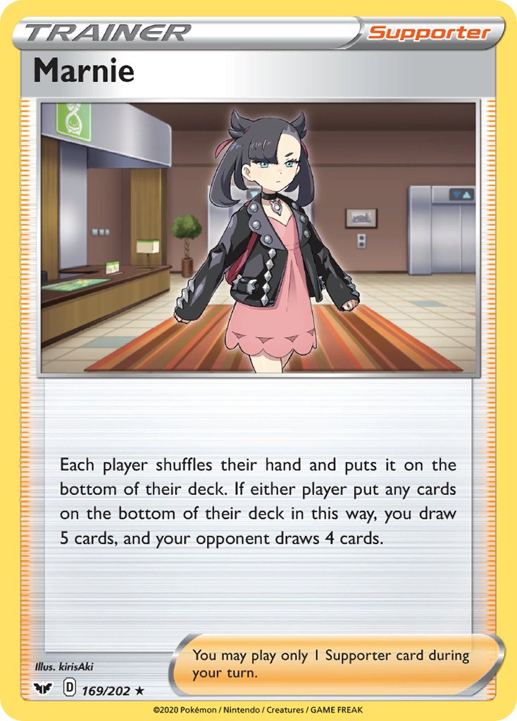 Marnie (169/202) (Theme Deck Exclusive) [Sword & Shield: Base Set] | Galaxy Games LLC