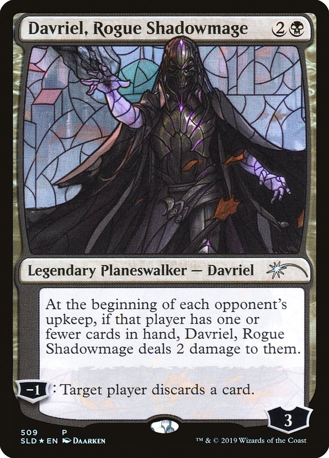 Davriel, Rogue Shadowmage (Stained Glass) [Secret Lair Drop Promos] | Galaxy Games LLC