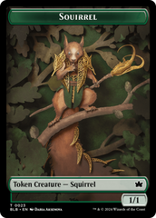 Squirrel // Food Double-Sided Token [Bloomburrow Tokens] | Galaxy Games LLC