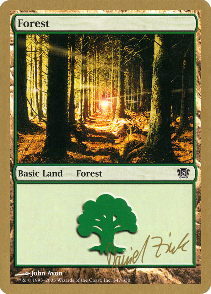 Forest (dz347) (Daniel Zink) [World Championship Decks 2003] | Galaxy Games LLC