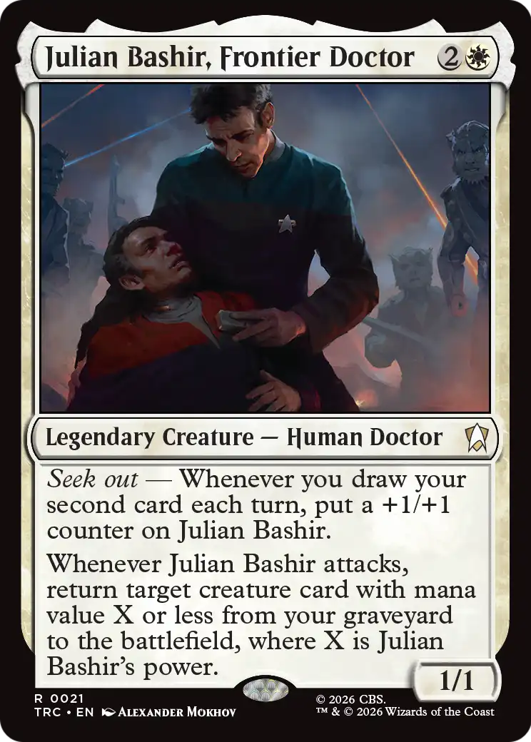 Julian Bashir, Frontier Doctor (Surge Foil) [Star Trek Commander] | Galaxy Games LLC