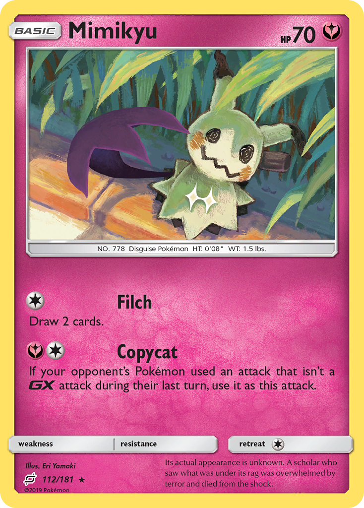 Mimikyu (112/181) [Sun & Moon: Team Up] | Galaxy Games LLC