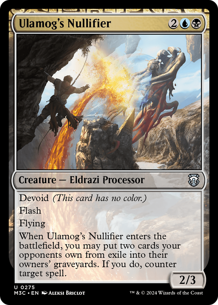 Ulamog's Nullifier (Ripple Foil) [Modern Horizons 3 Commander] | Galaxy Games LLC